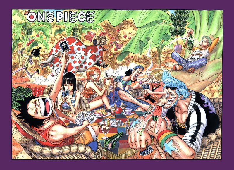 One Piece crew playing cards