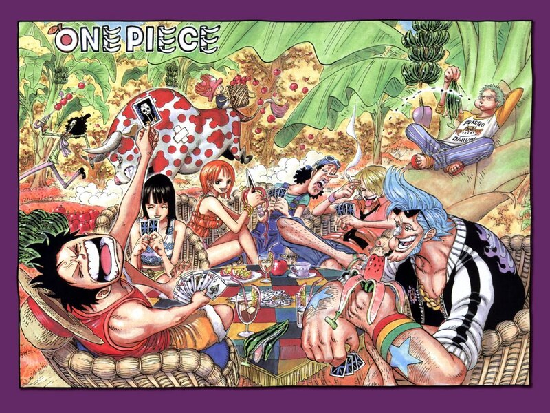 One Piece crew playing cards