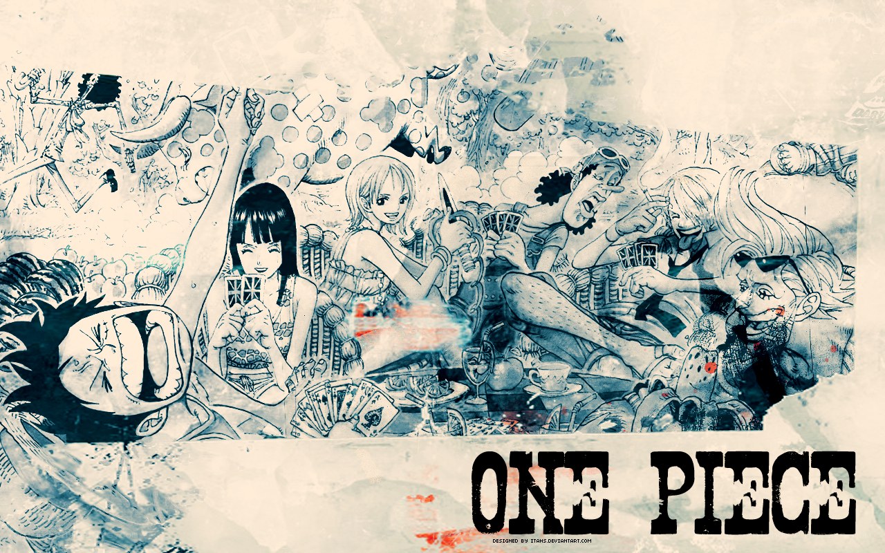 One Piece crew playing cards