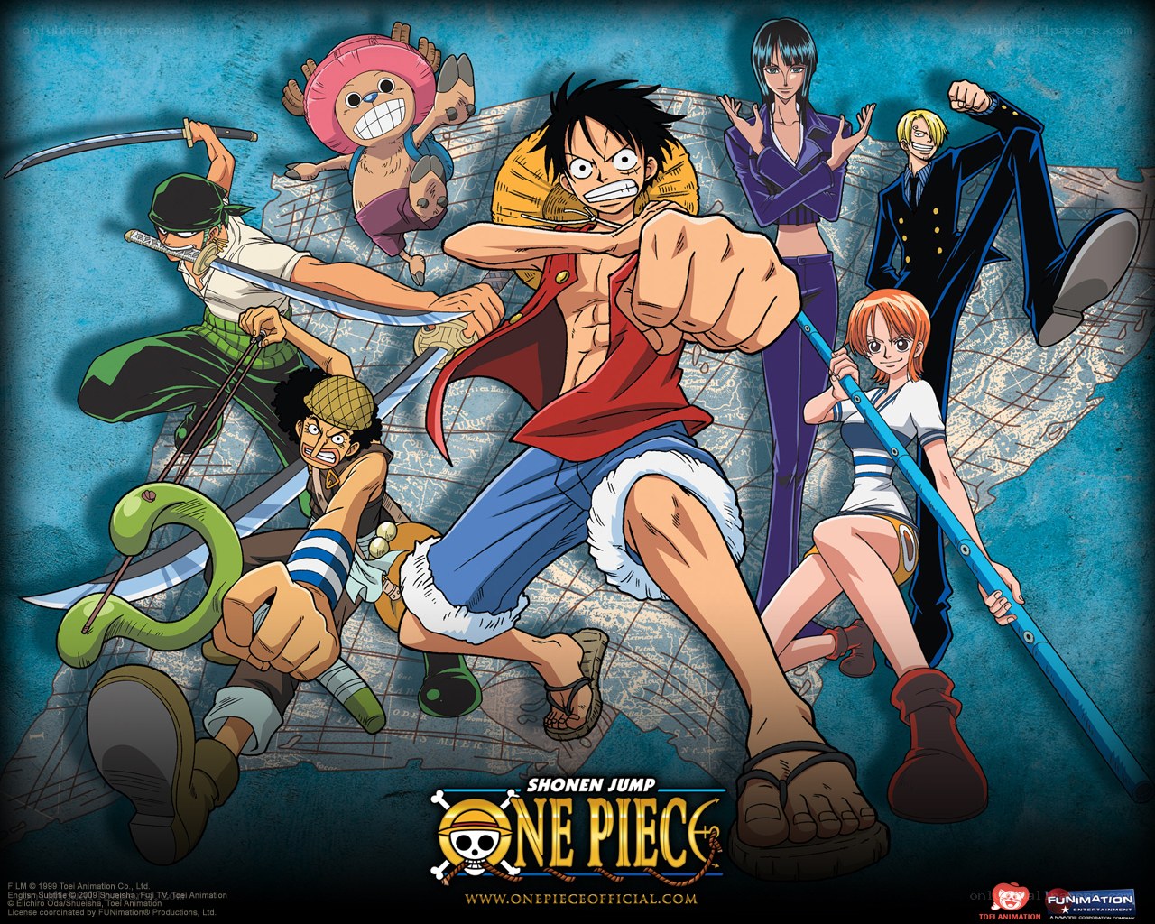 One Piece crew poster