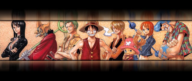 One Piece Crew — Red, Adventurous, Manga