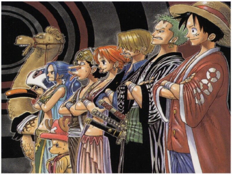 One Piece Crew — Red, Dramatic, Manga, Camel