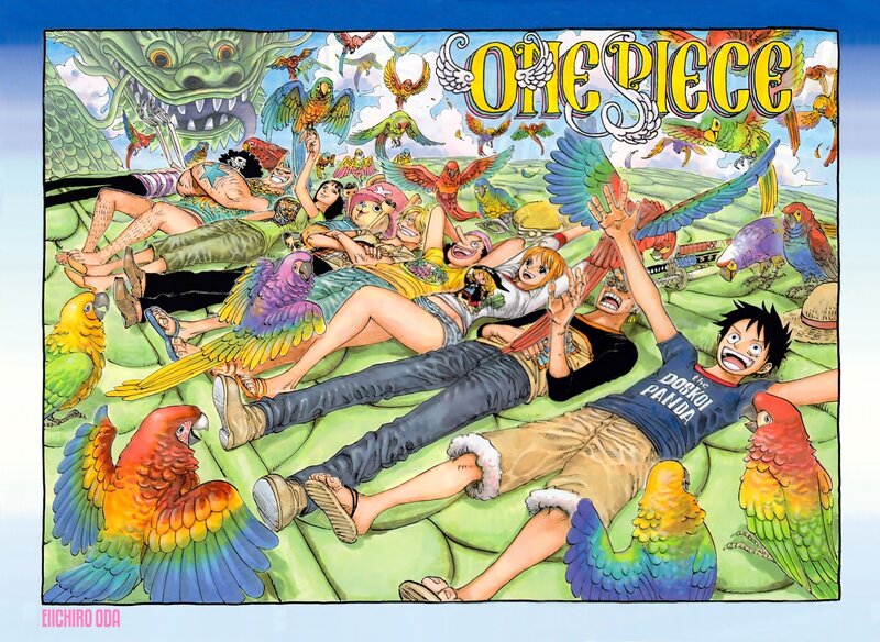 One Piece crew relaxation