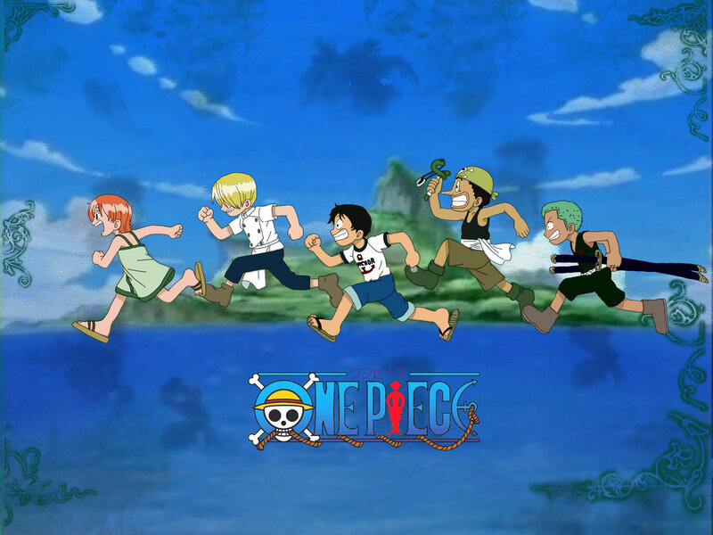 One Piece crew running