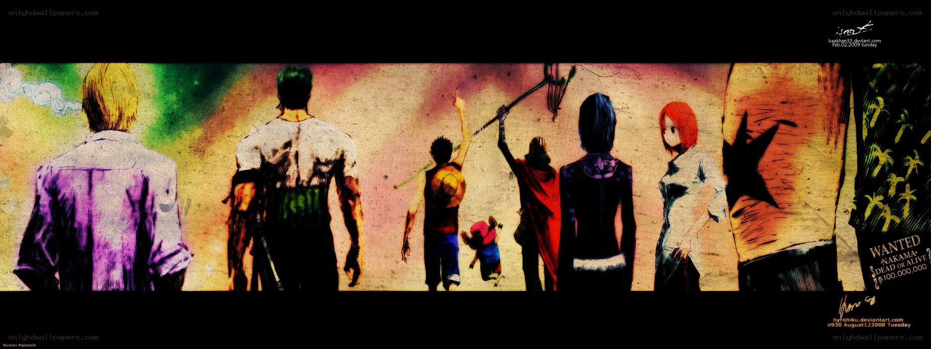 One Piece crew standing together