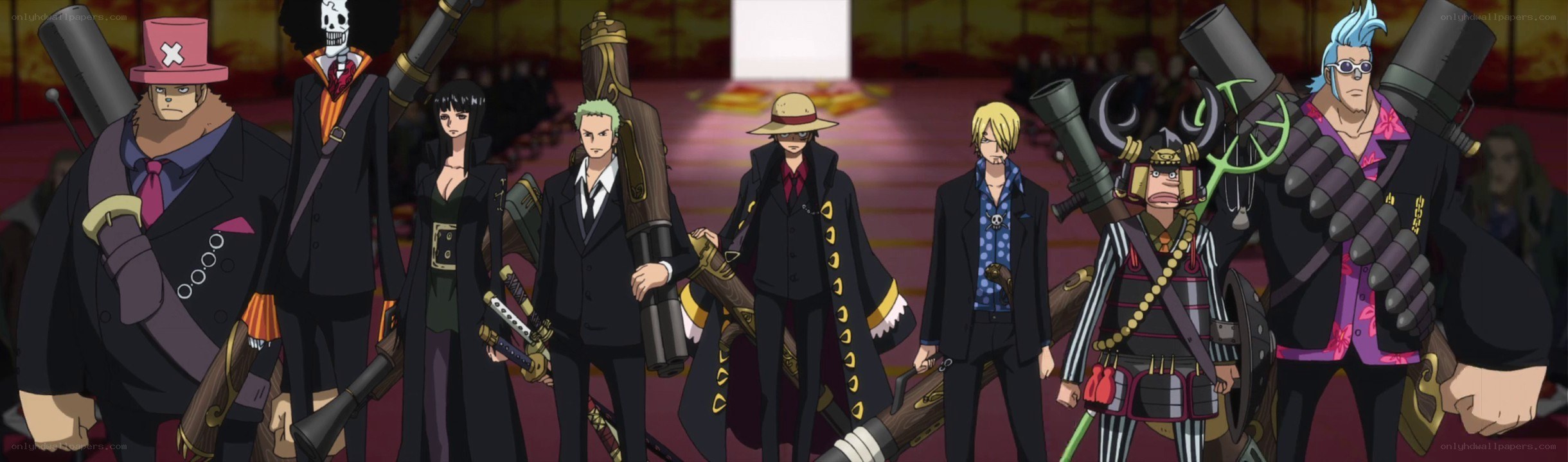 One Piece crew stands together