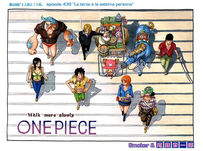 One Piece Crew Walking — Purple