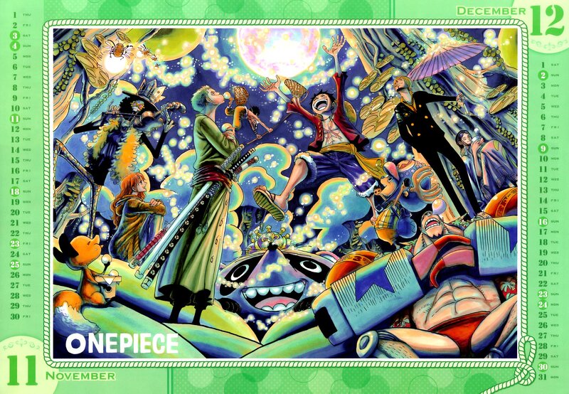 One Piece December calendar