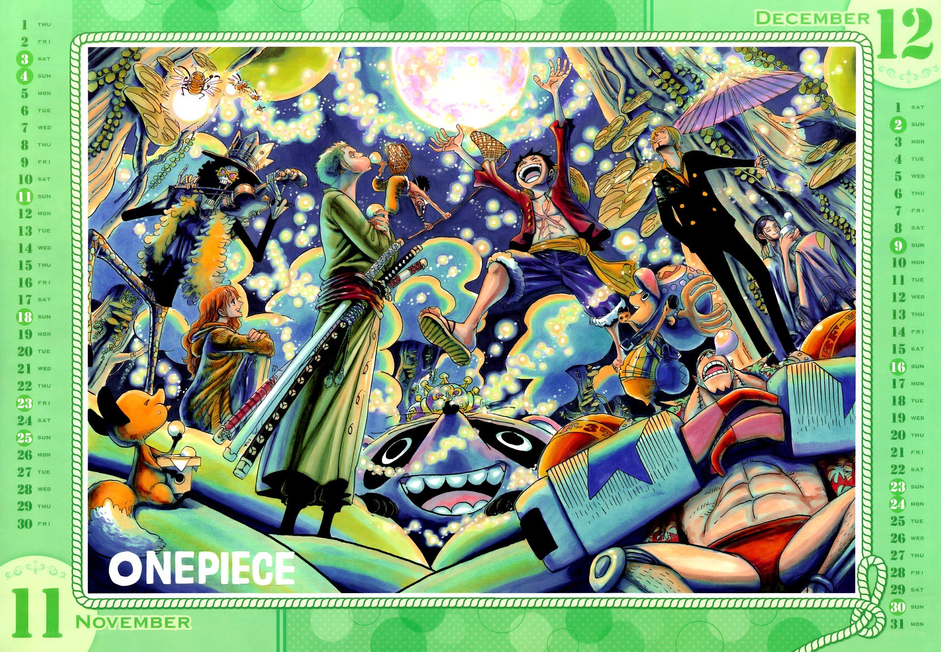 One Piece December calendar