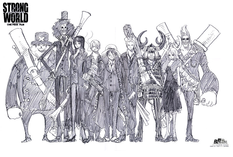 One Piece film character lineup