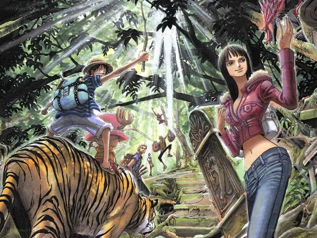 One Piece jungle adventure