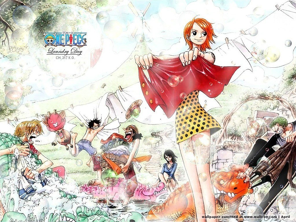 One Piece Laundry Day