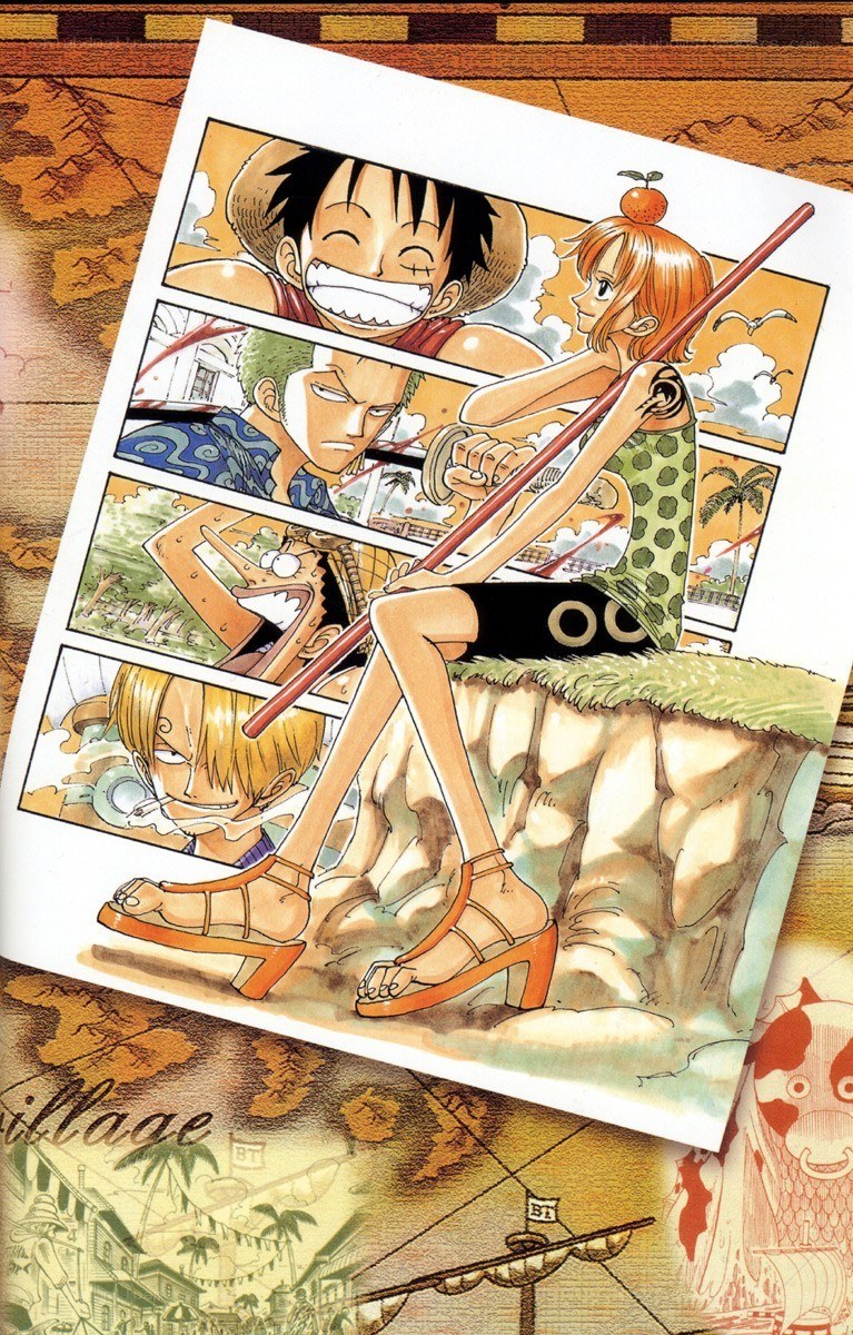 One Piece manga art