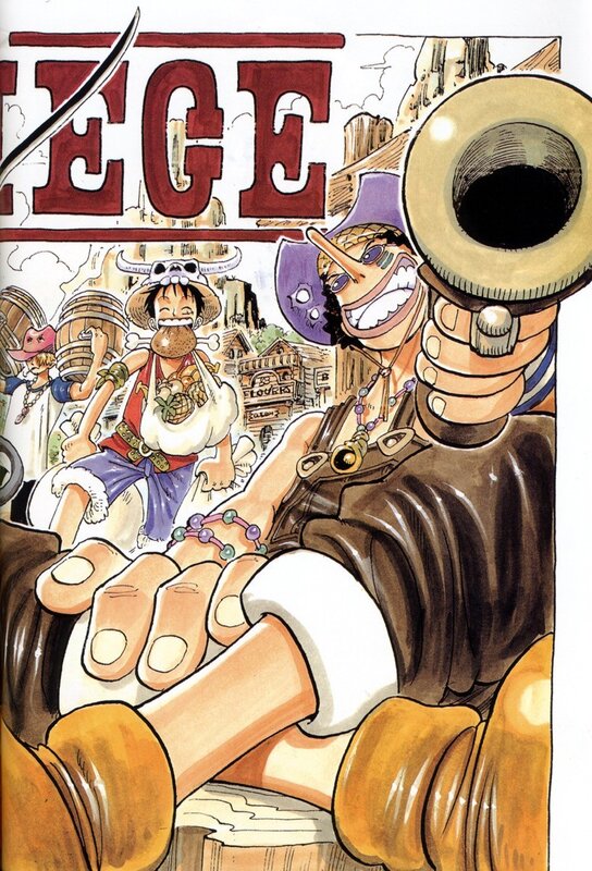 One Piece manga cover art