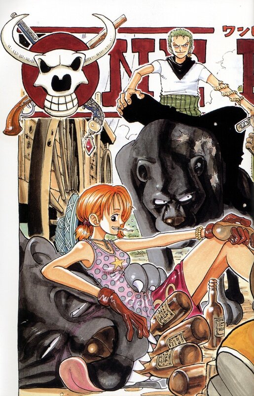 One Piece manga cover art