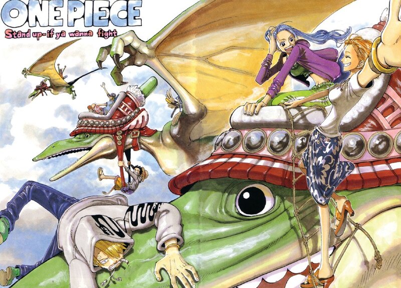 One Piece manga cover art