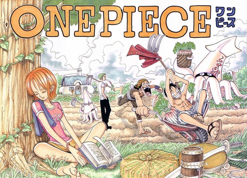 One Piece manga cover art