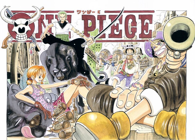 One Piece manga cover art