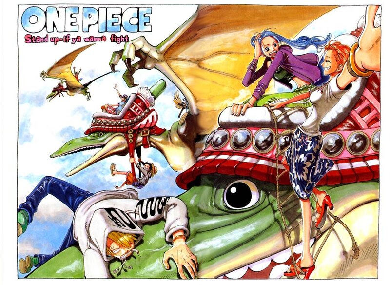 One Piece manga cover art