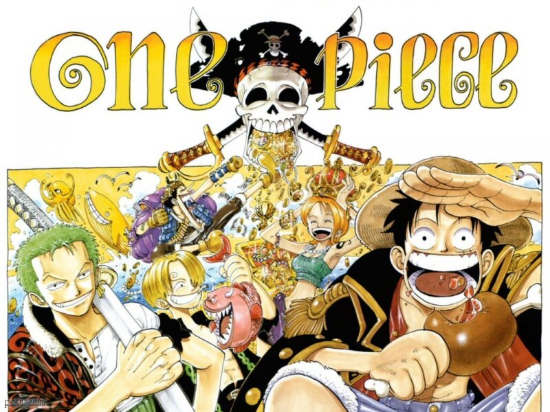 One Piece manga cover art