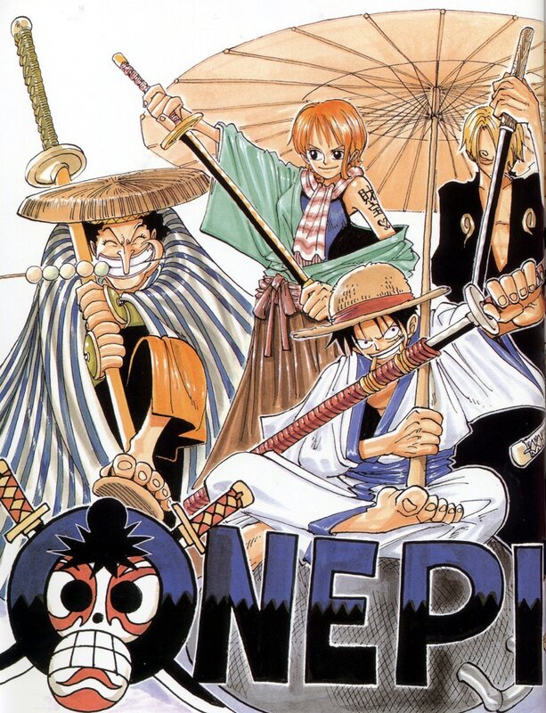 One Piece manga cover art