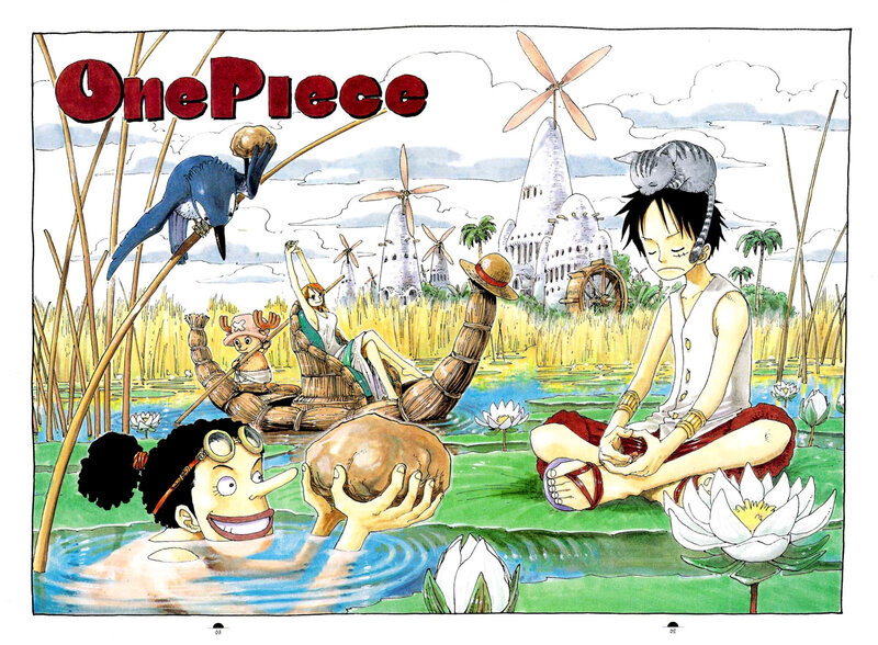 One Piece manga cover art