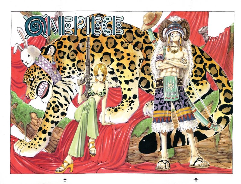 One Piece manga illustration