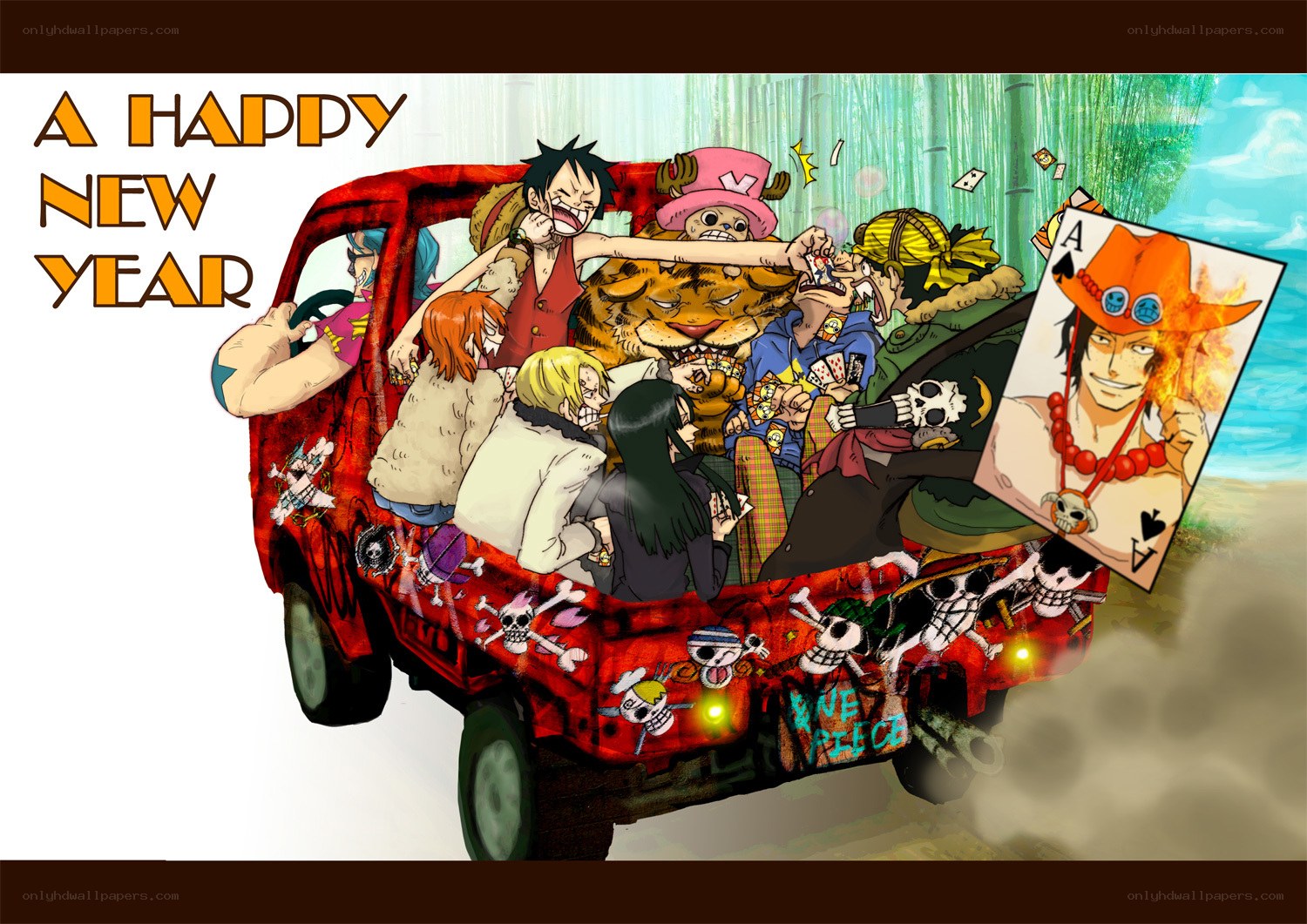 One Piece New Year Celebration