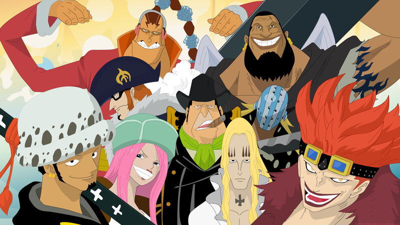One Piece pirate crew