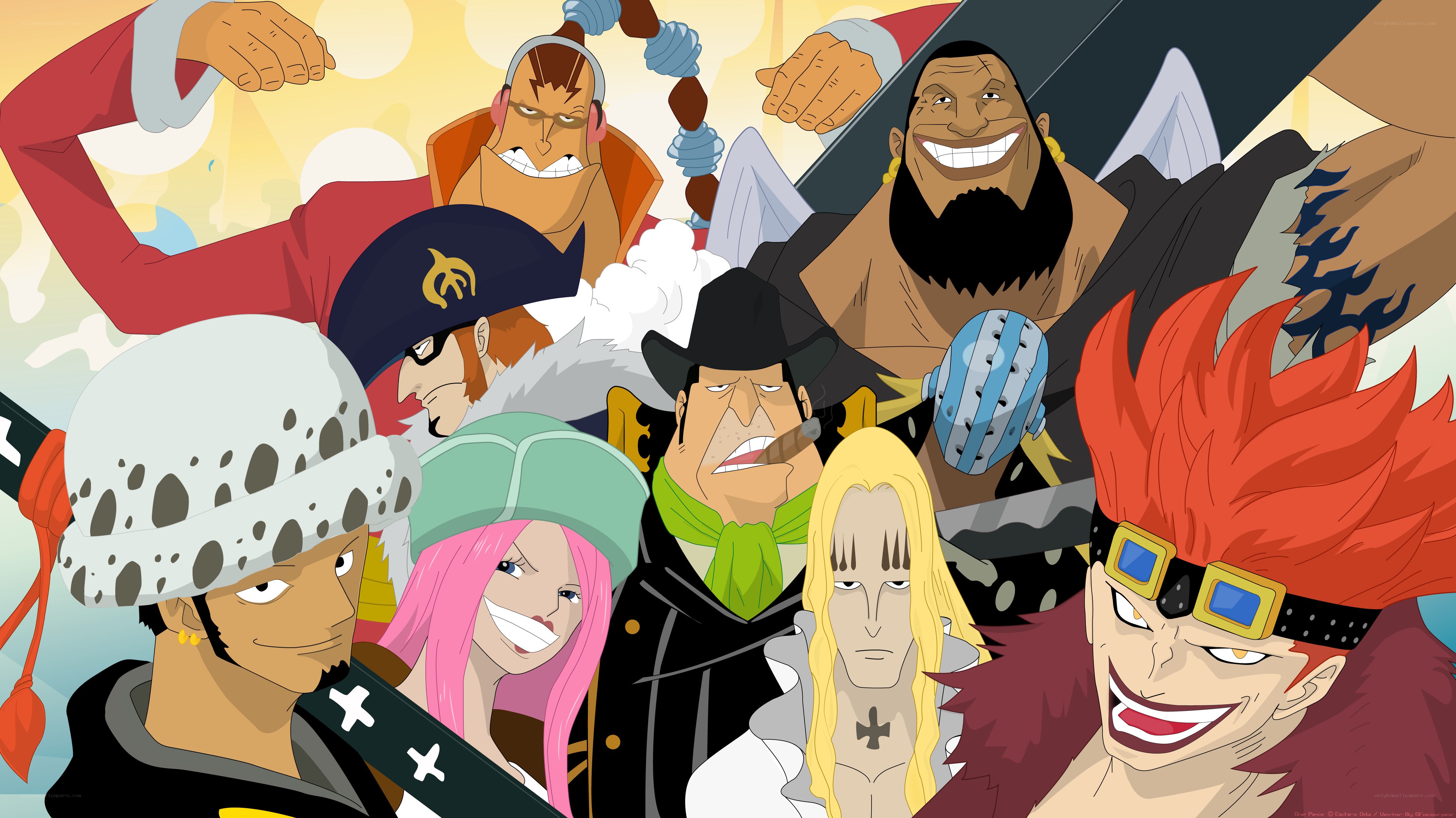 One Piece pirate crew