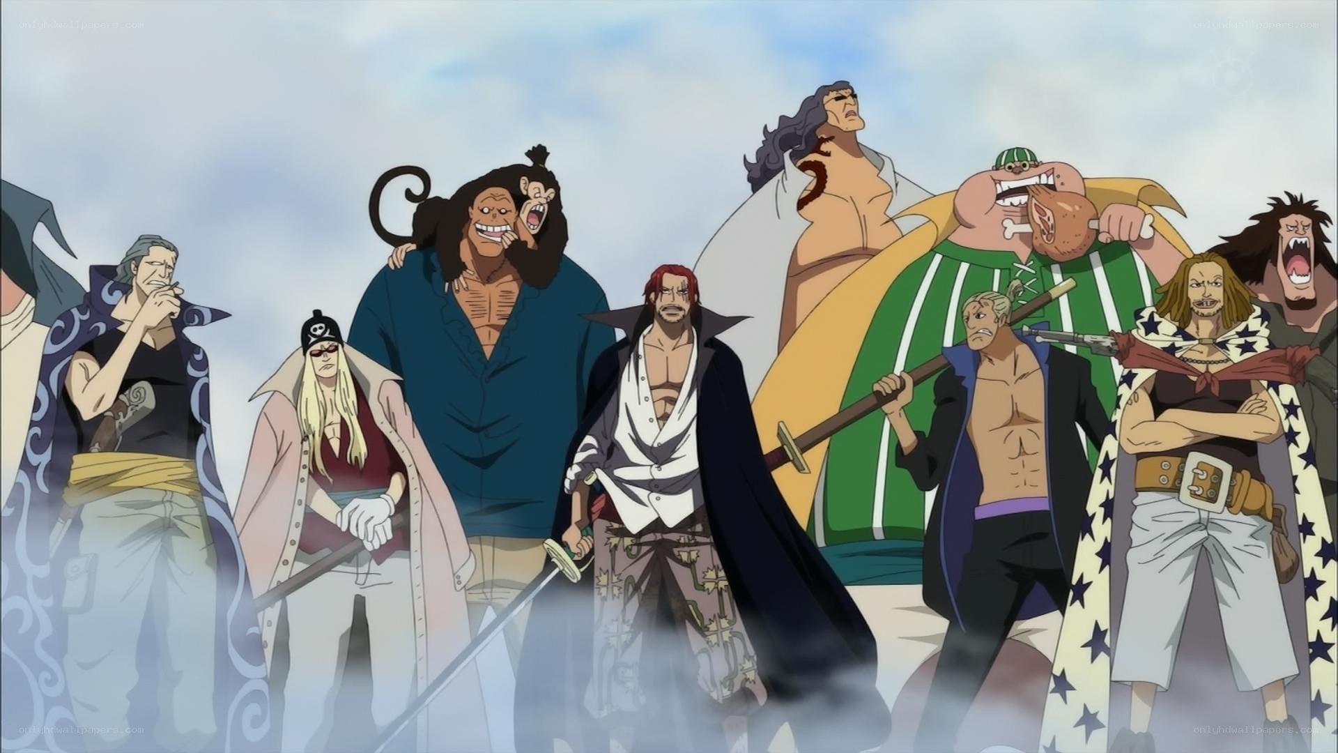 One Piece pirate crew