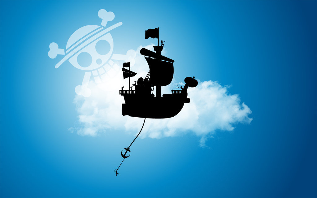 One Piece ship silhouette