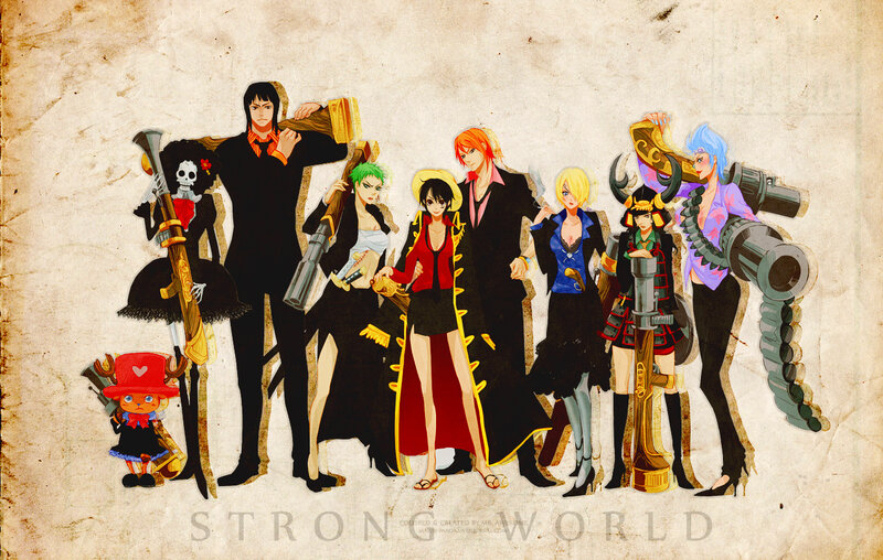 One Piece Strong World characters