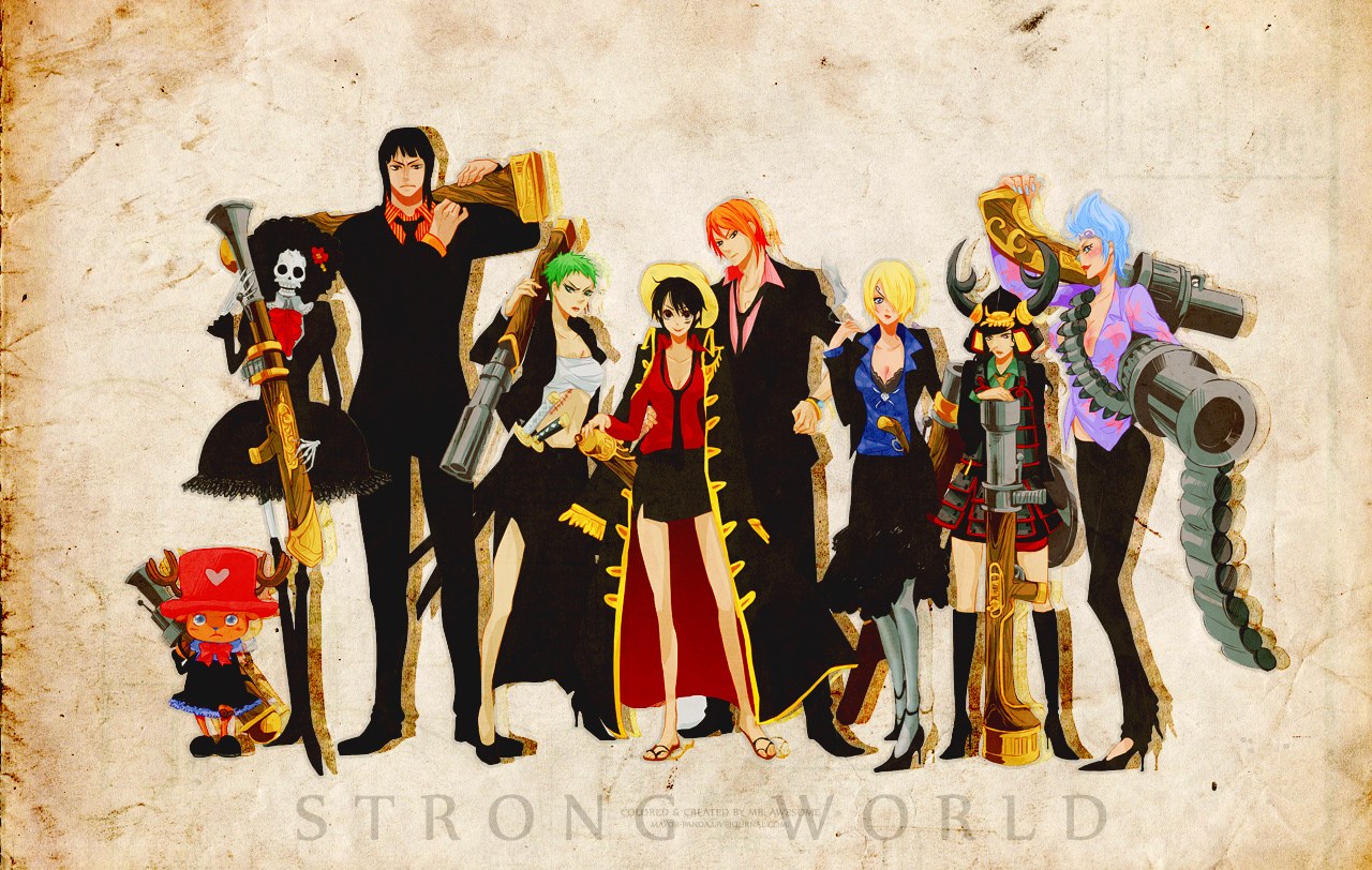 One Piece Strong World characters