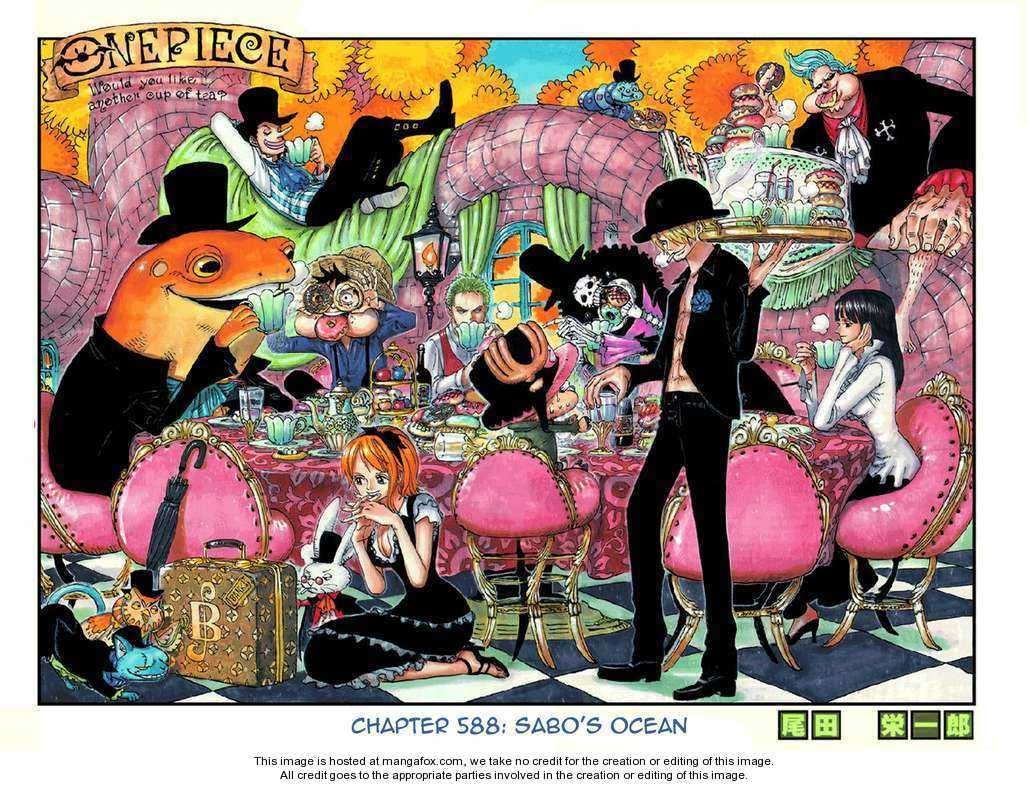 One Piece tea party scene