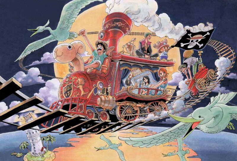One Piece train adventure