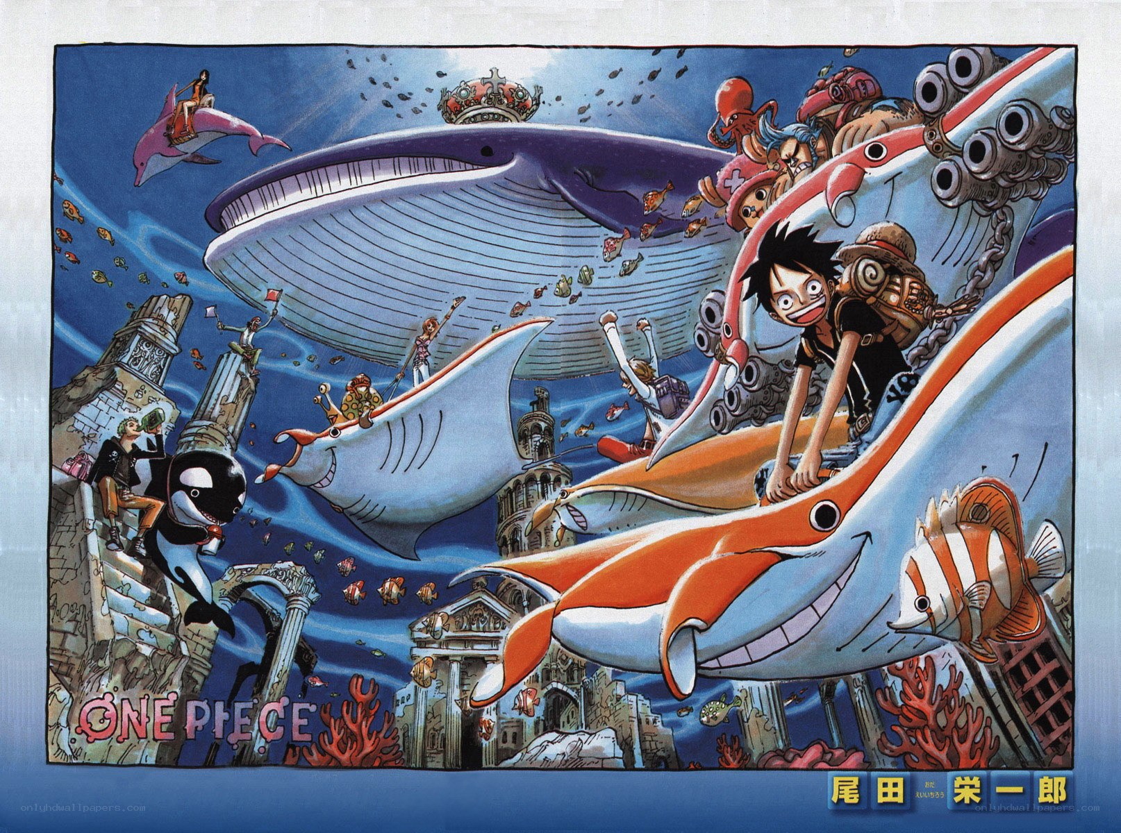 One Piece underwater adventure