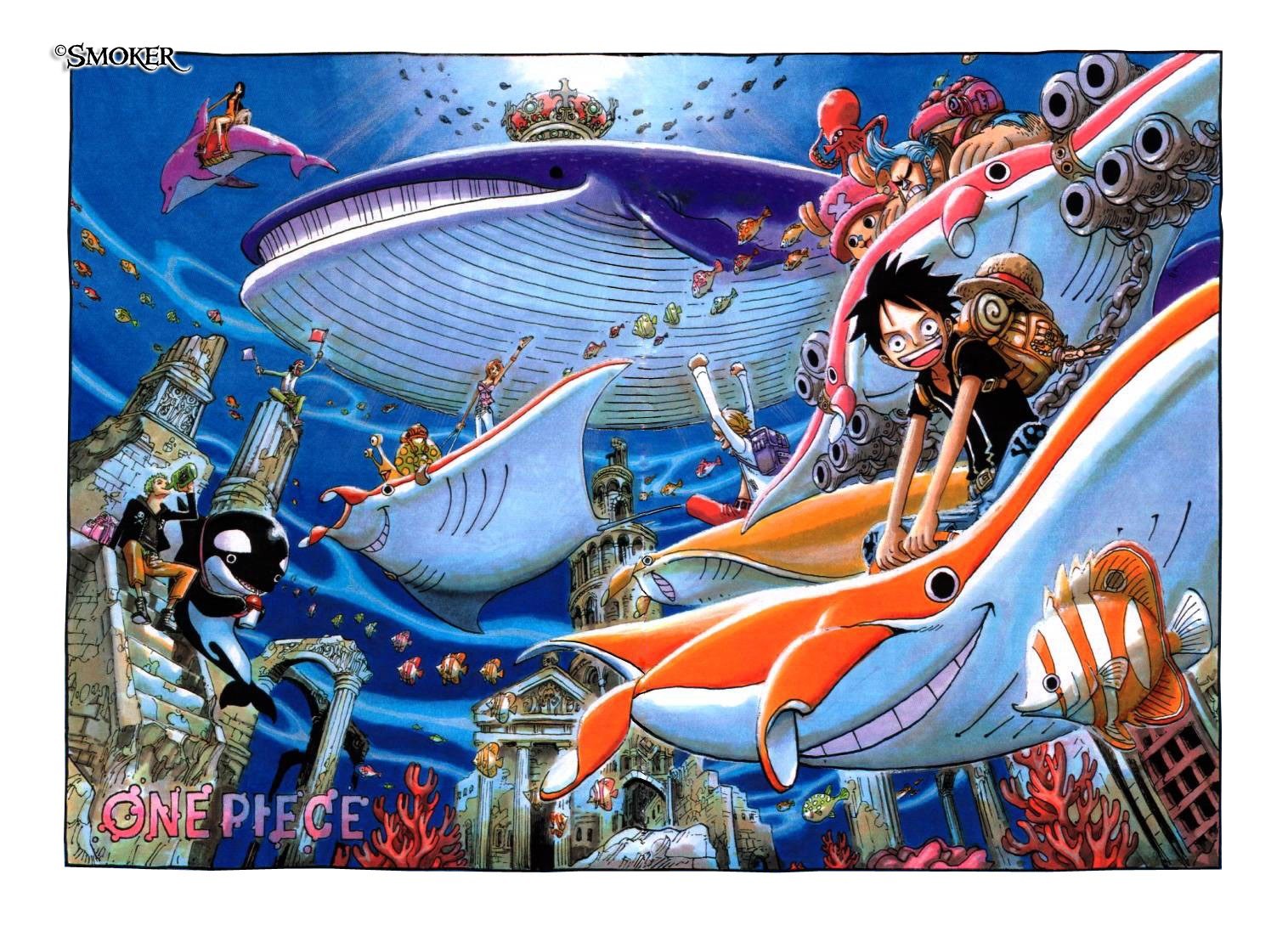 One Piece underwater adventure