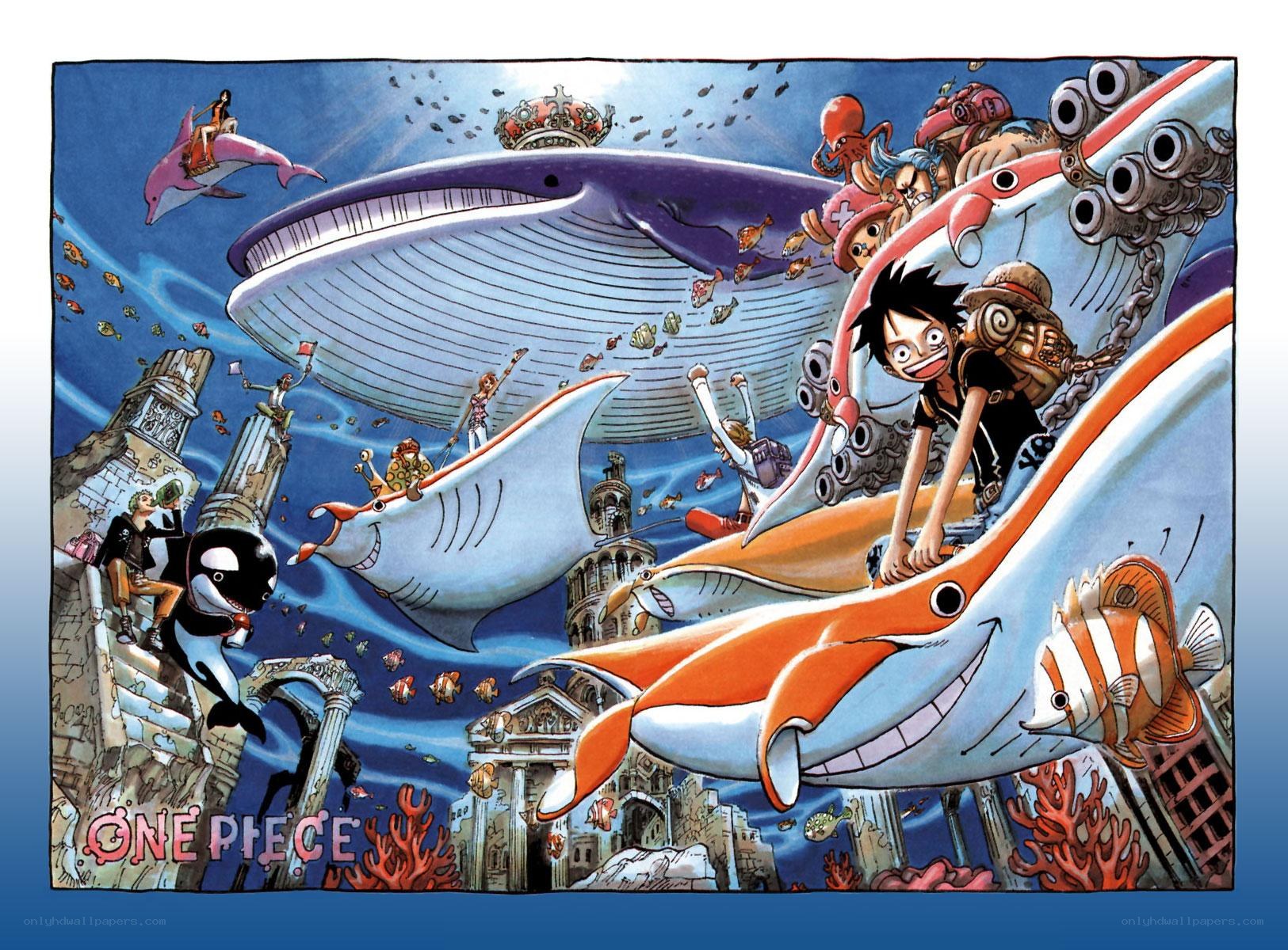 One Piece underwater adventure