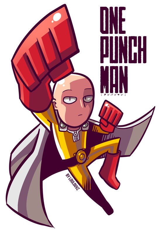 One Punch Man Character — Red