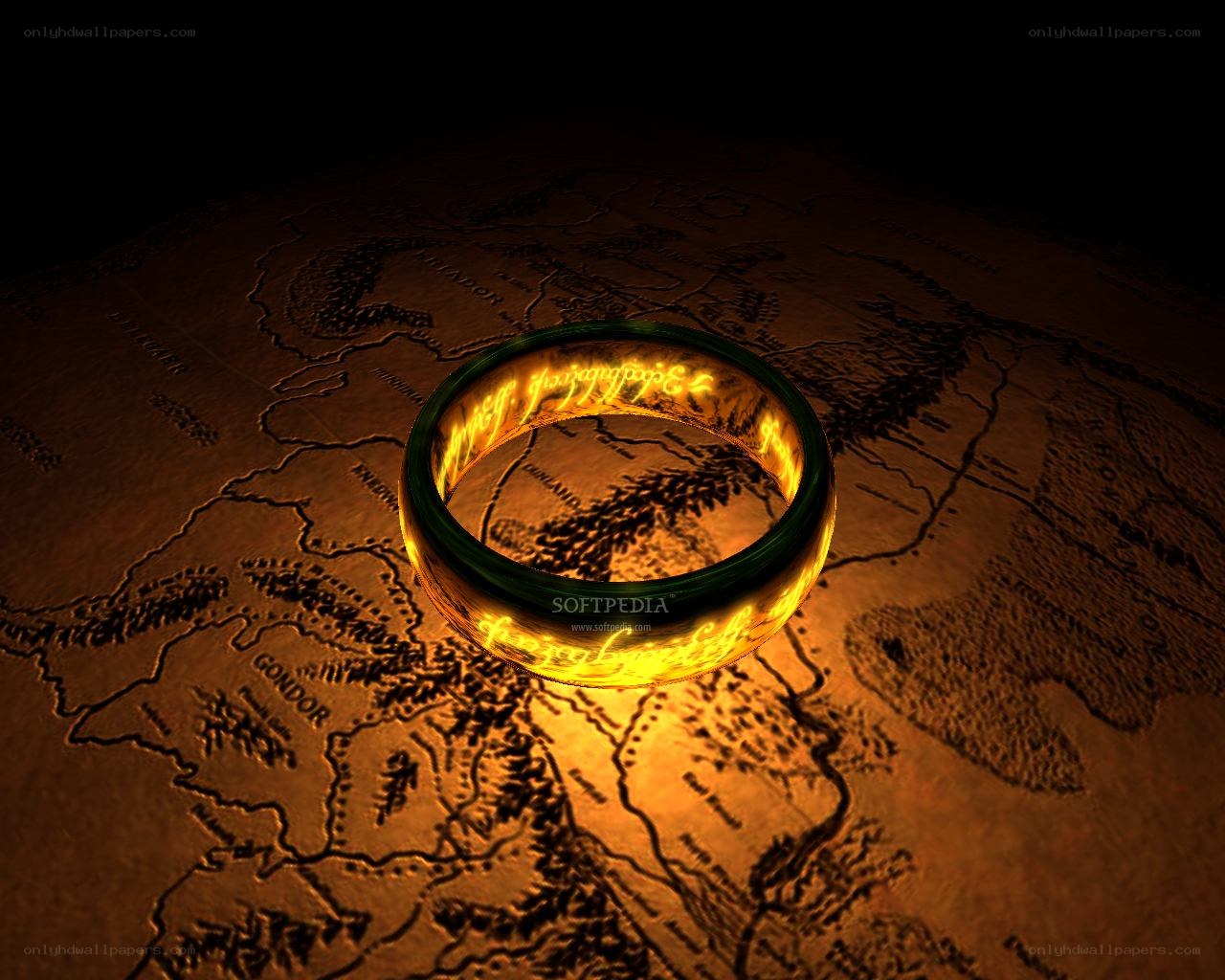 One Ring on a map