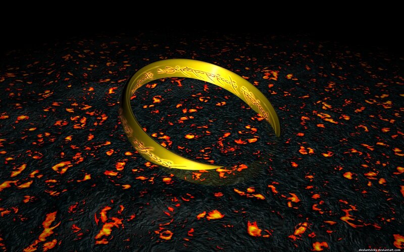 One Ring over lava