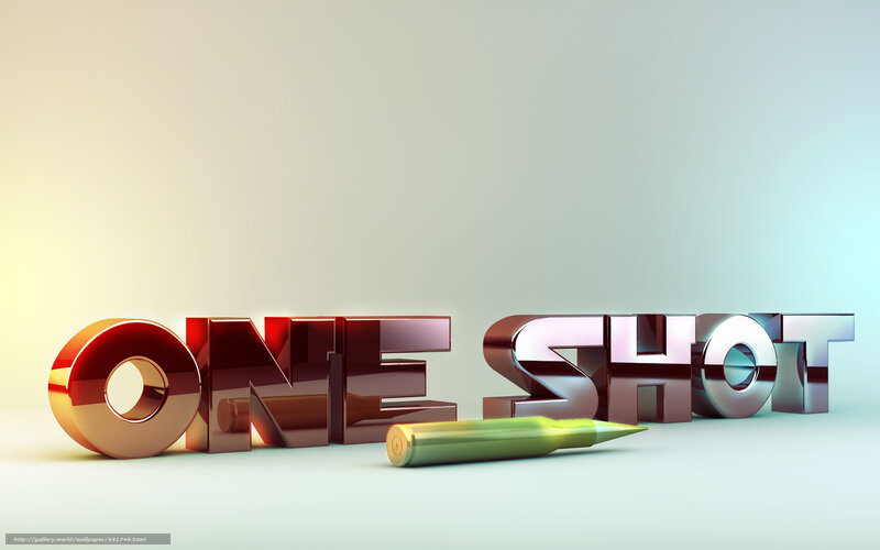One Shot 3D Text