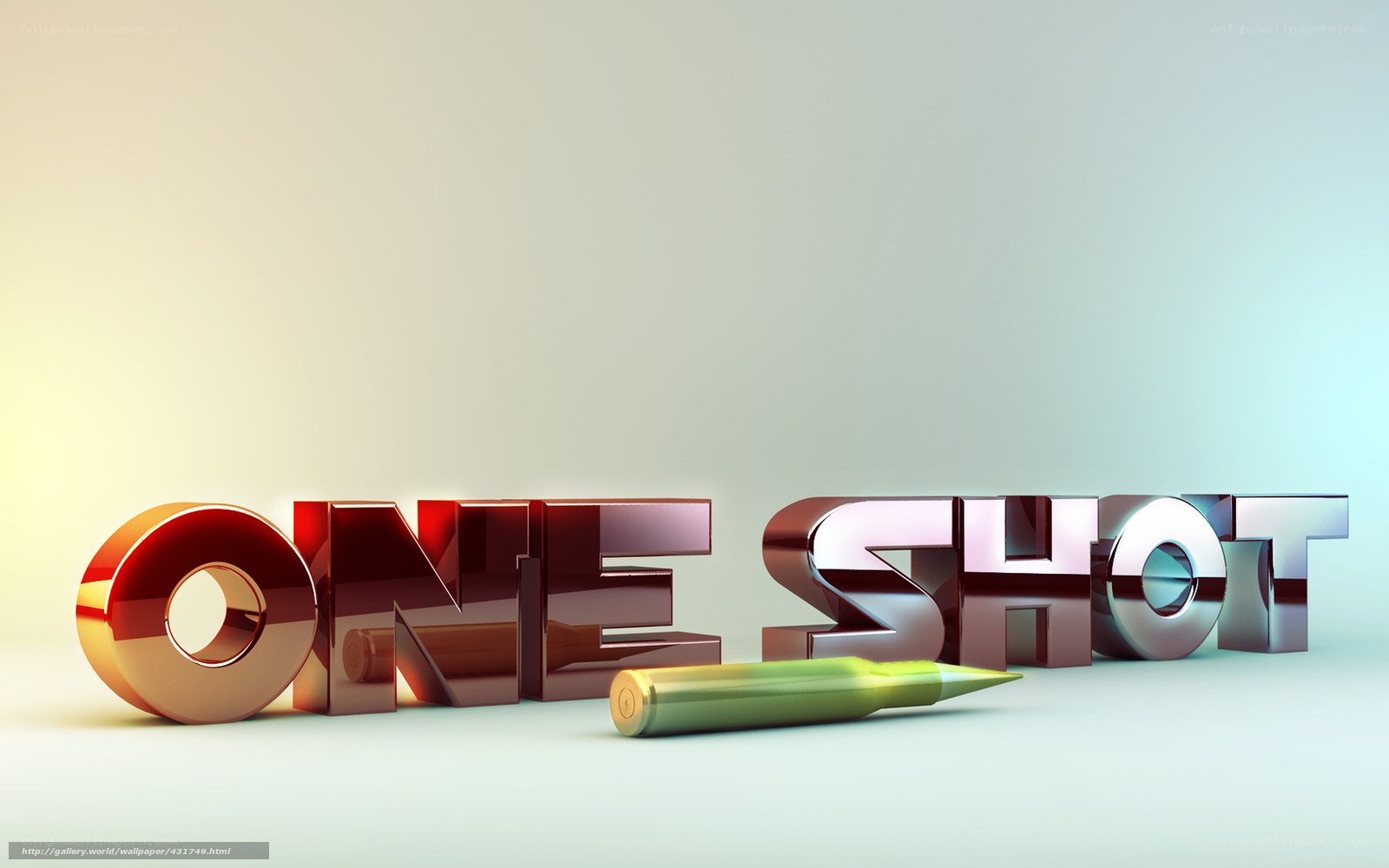 One Shot 3D Text