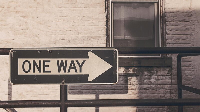 One Way Sign