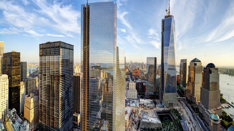 One World Trade Center — Blue, Dramatic, Afternoon