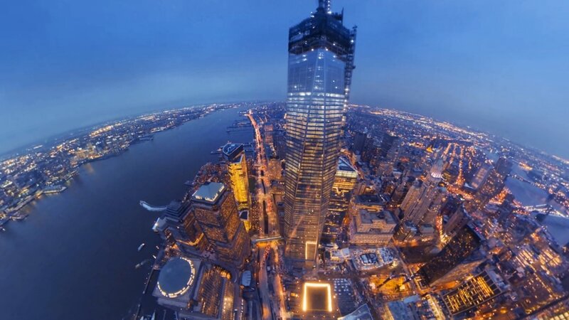 One World Trade Center — Blue, Dramatic, Night, Photograph, Cityscape