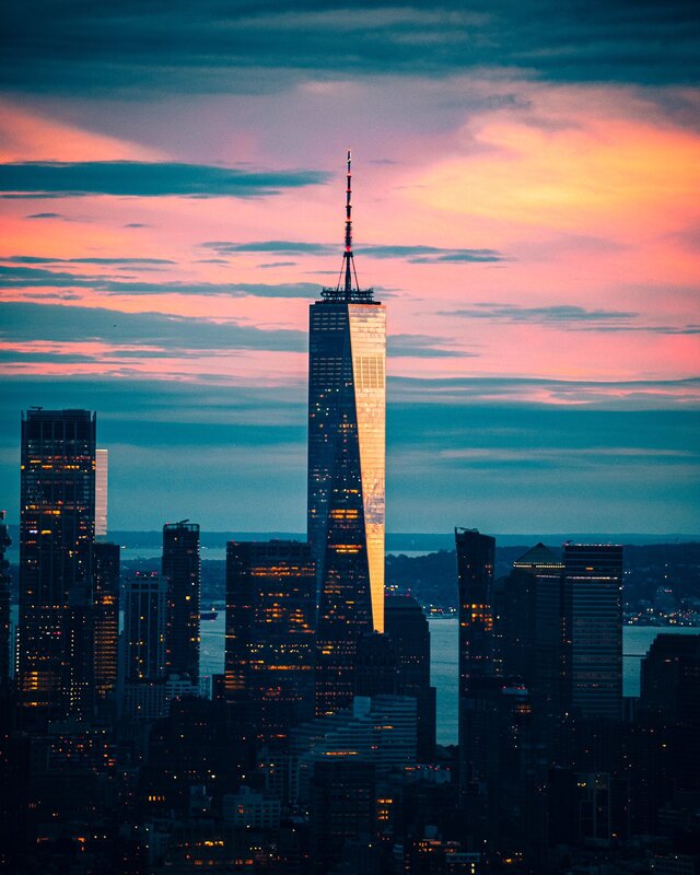 One World Trade Center — Pink