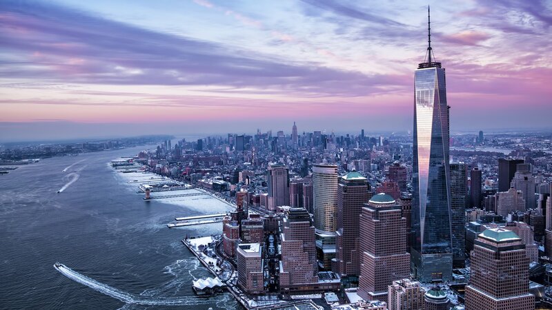 One World Trade Center — Purple