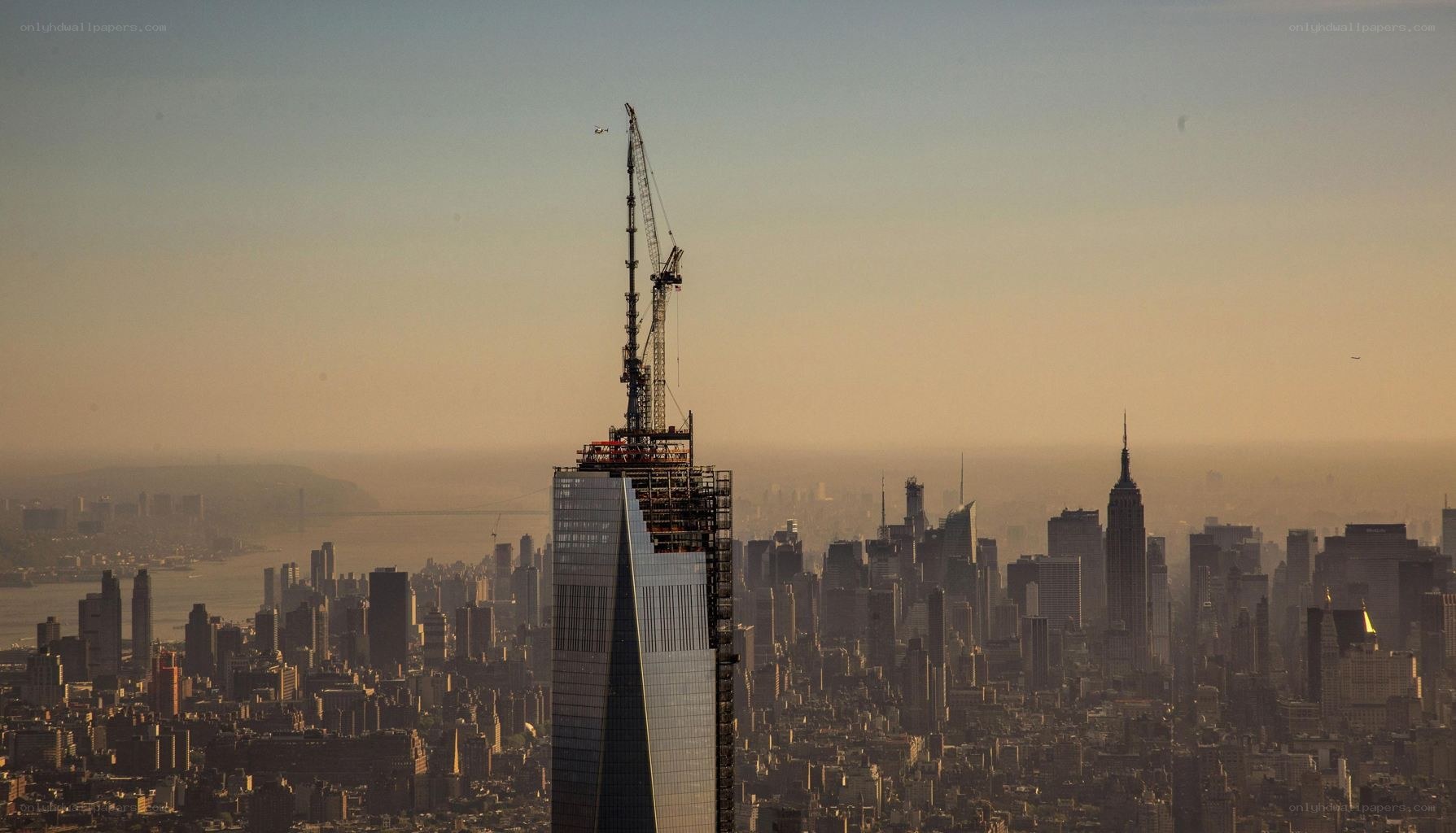 One World Trade Center under construction